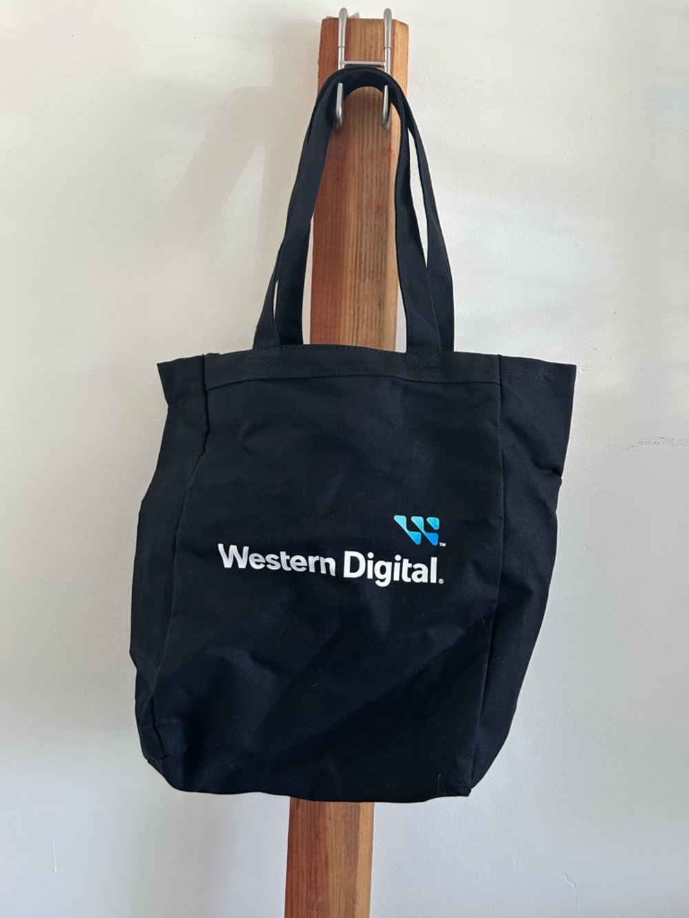 Western Digital Black Canvas Logo Tote